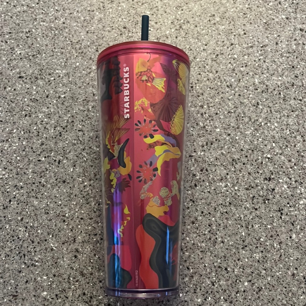 Starbucks Fall 2023 Ocean Jellyfish Forest Tumbler 24oz
